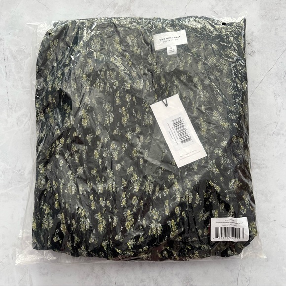 NWT Who What Wear Plisse Collection Drew Cutout Twist Midi Dress Daisy Floral Me - Picture 2 of 7